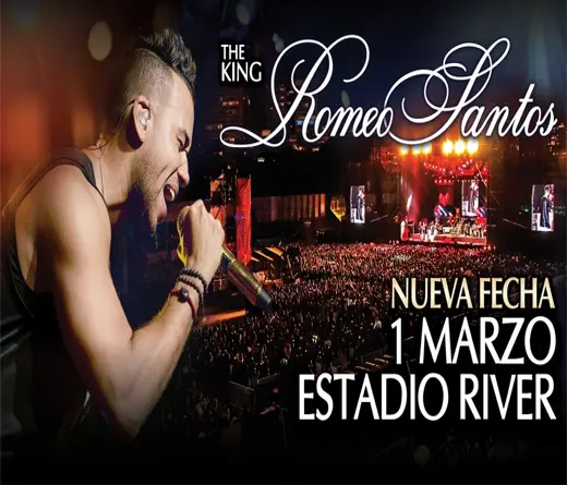 Luego de agotar el show del 28 de febrero, Romeo Santos, agrega una nueva fecha el 1 de marzo.